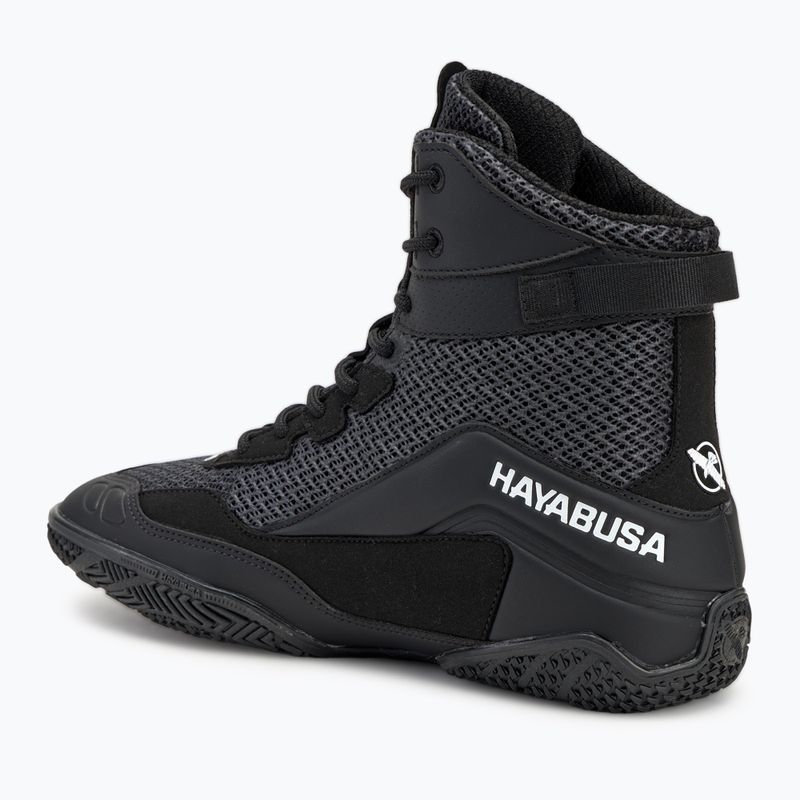 Hayabusa Talon Boxing pantofi de box pentru bărbați negru 3