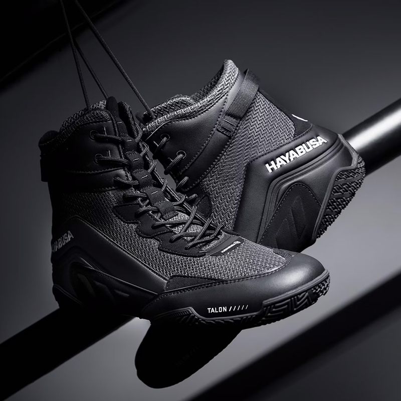 Hayabusa Talon Boxing pantofi de box pentru bărbați negru 11