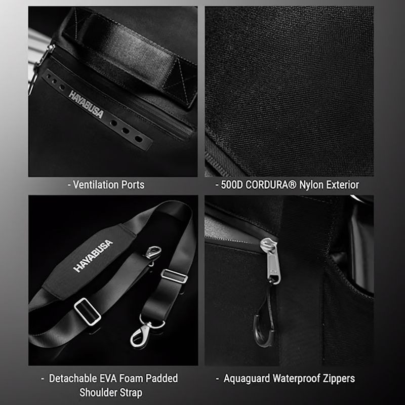 Geantă de antrenament Hayabusa Airstream Athletic Duffle Bag 50 l black 6