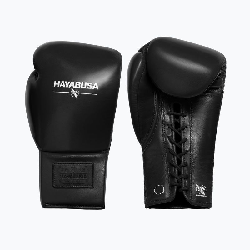 Mănuși de box Hayabusa Pro Traditional Horse Hair Lace-Up black