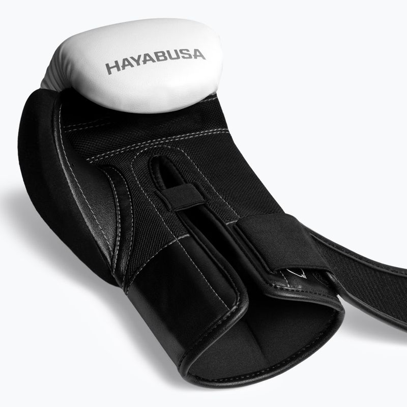Mănuși de box Hayabusa E1 Boxing white/silver 2