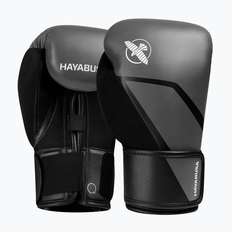 Mănuși de box Hayabusa E1 Boxing grey/black 2