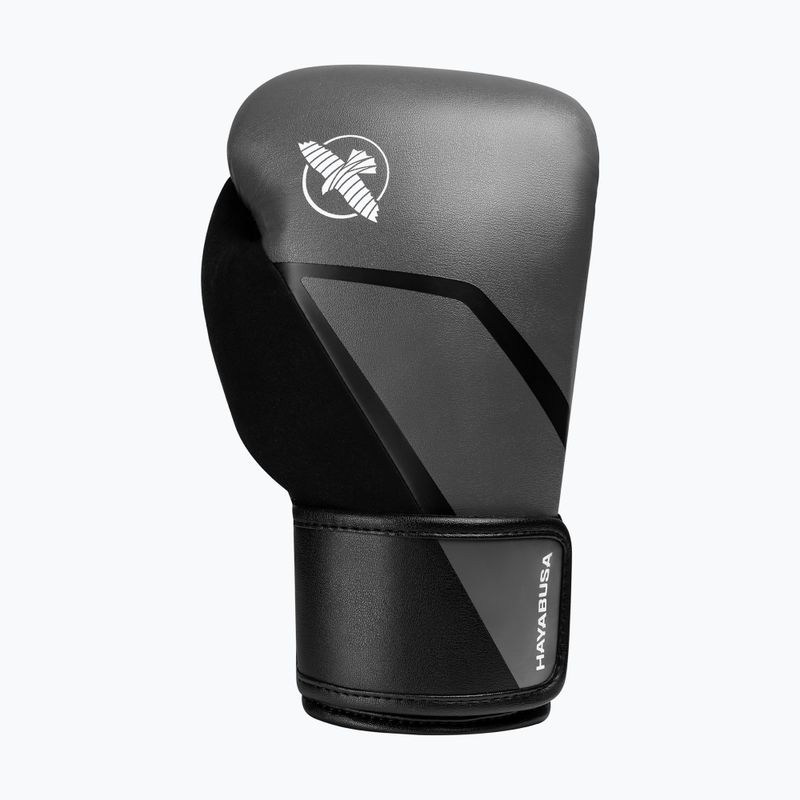 Mănuși de box Hayabusa E1 Boxing grey/black 3