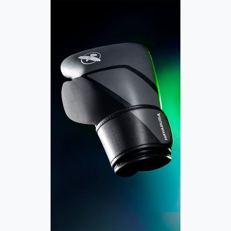 Mănuși de box Hayabusa E1 Boxing grey/black 11