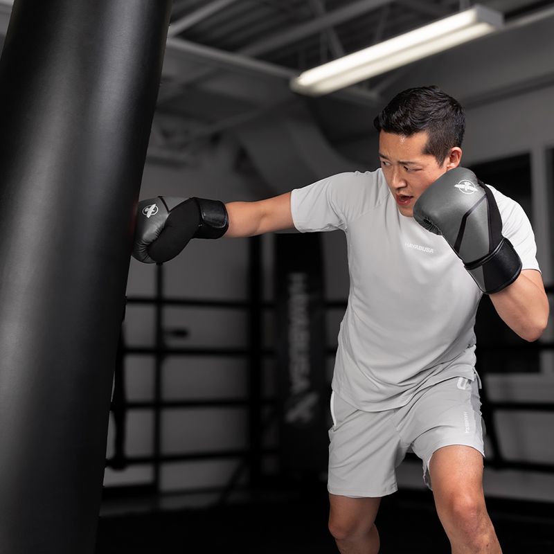 Mănuși de box Hayabusa E1 Boxing grey/black 15