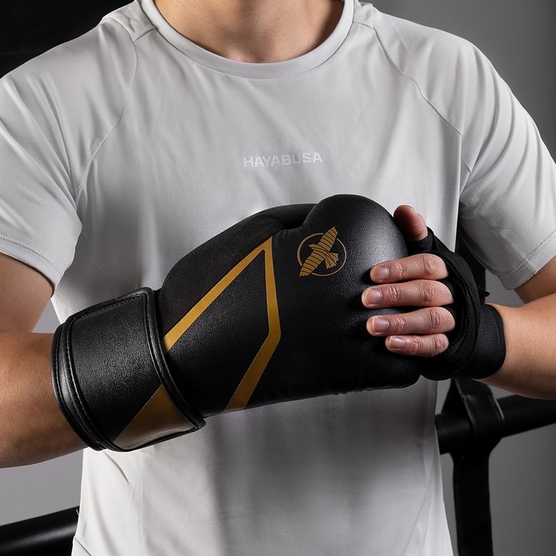 Mănuși de box Hayabusa E1 Boxing black/gold 12