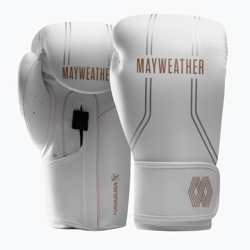 Mănuși de box  Hayabusa Mayweather Contender white/gold