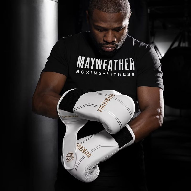 Mănuși de box  Hayabusa Mayweather Contender white/gold 6