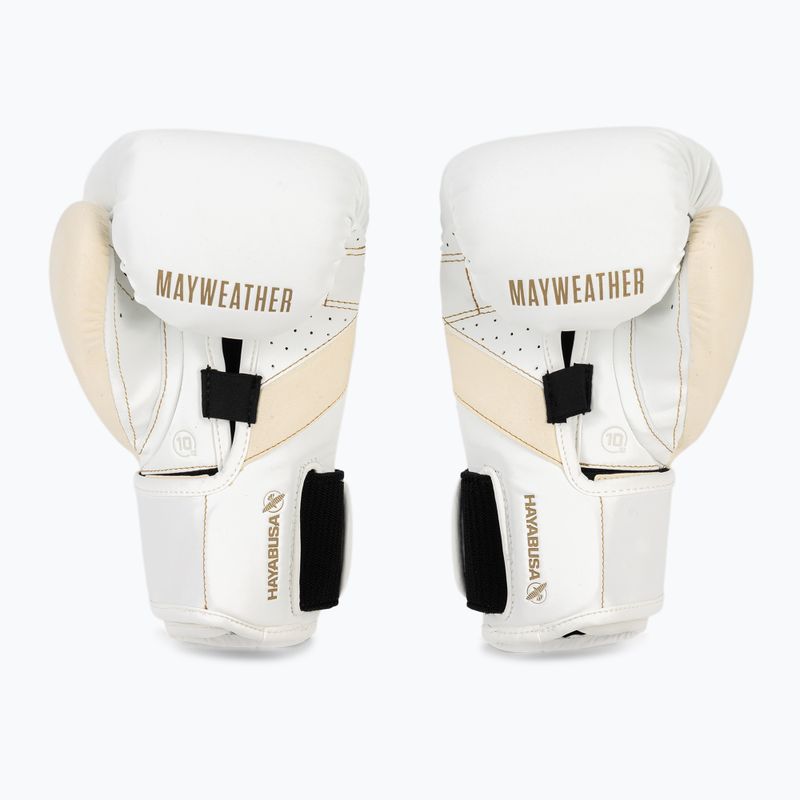 Mănuși de box  Hayabusa Mayweather Champ white/gold 3