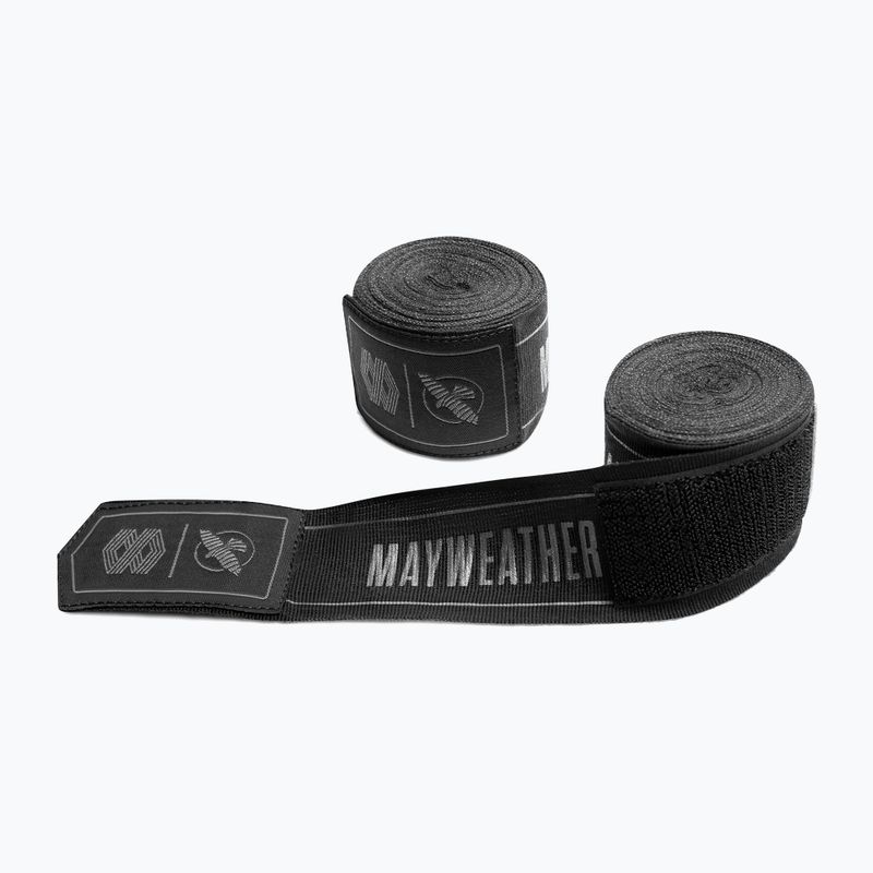 Învelișuri de box Hayabusa Mayweather Stretch Hand Wraps 450 g black 2