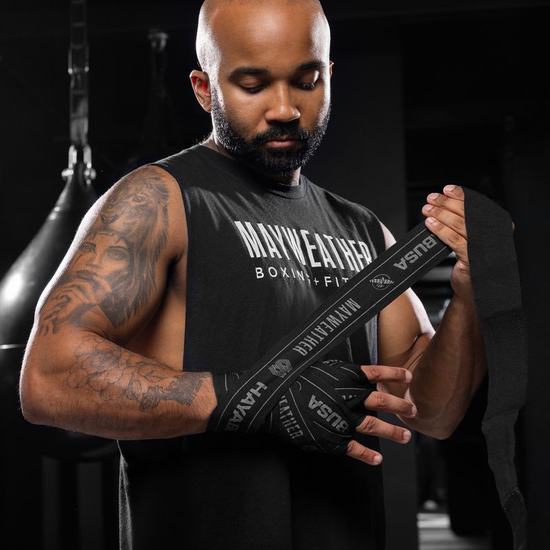 Învelișuri de box Hayabusa Mayweather Stretch Hand Wraps 450 g black 6