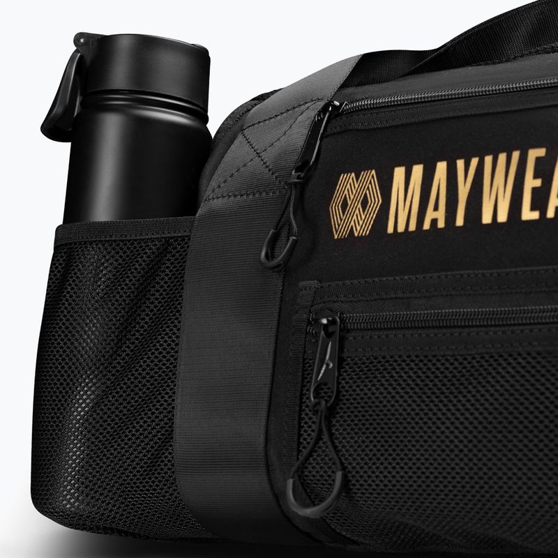 Geantă de antrenament Hayabusa Mayweather Mesh Gym Bag 70 l black/gold 4
