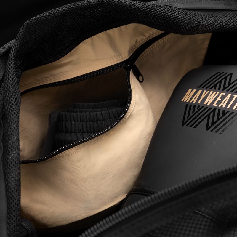 Geantă de antrenament Hayabusa Mayweather Mesh Gym Bag 70 l black/gold 10