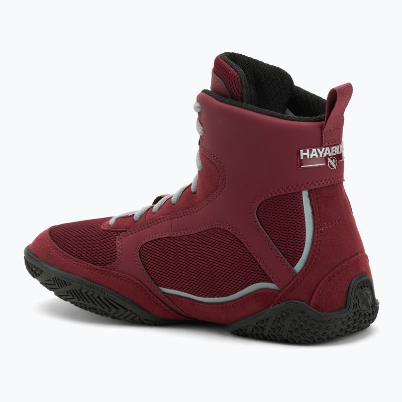 Încălțăminte de box pentru bărbați Hayabusa Pro Boxing garnet/grey 3