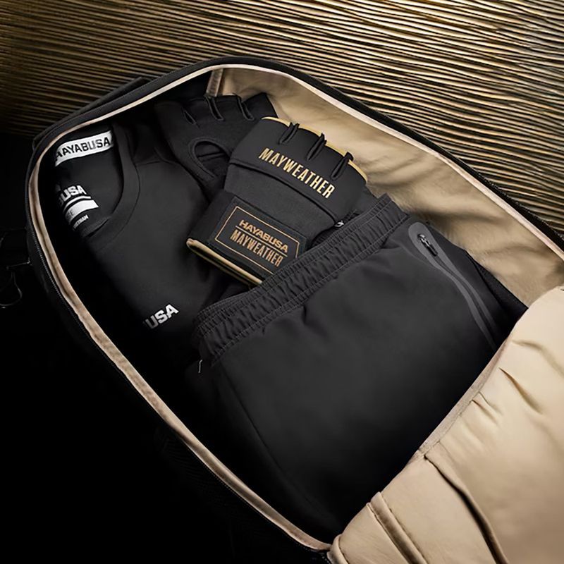 Rucsac de antrenament Hayabusa Mayweather Boxing 30 l black/gold 6