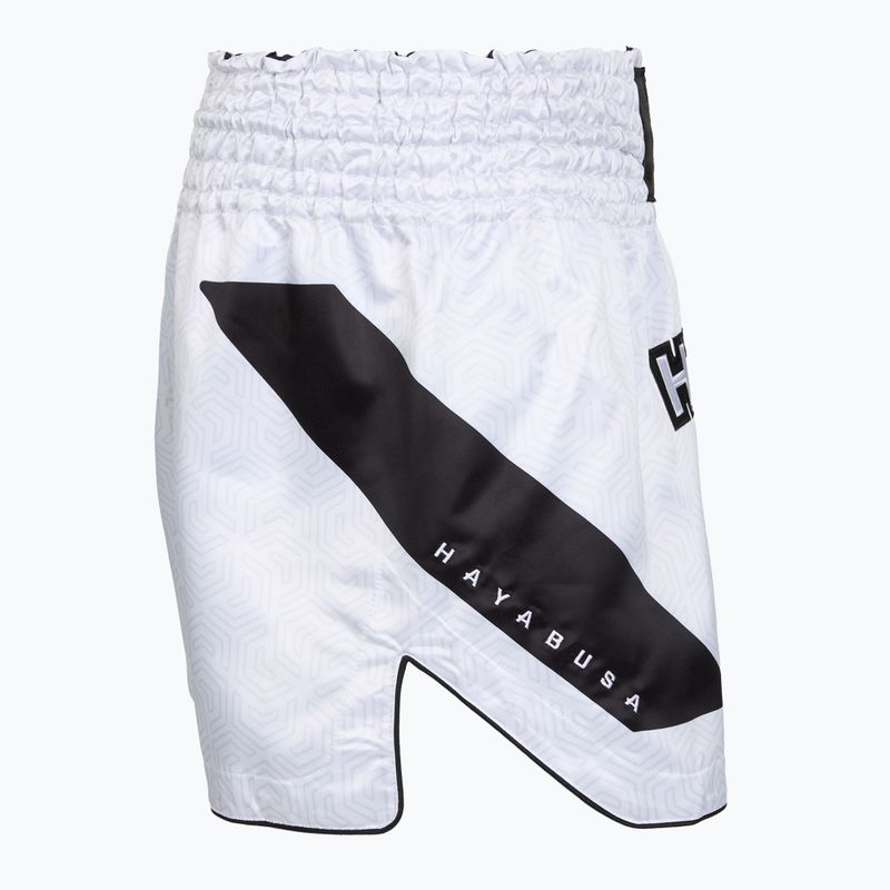 Pantaloni scurți de antrenament pentru bărbați Hayabusa Core Fight white 3