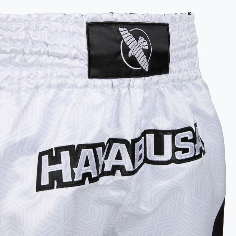 Pantaloni scurți de antrenament pentru bărbați Hayabusa Core Fight white 4