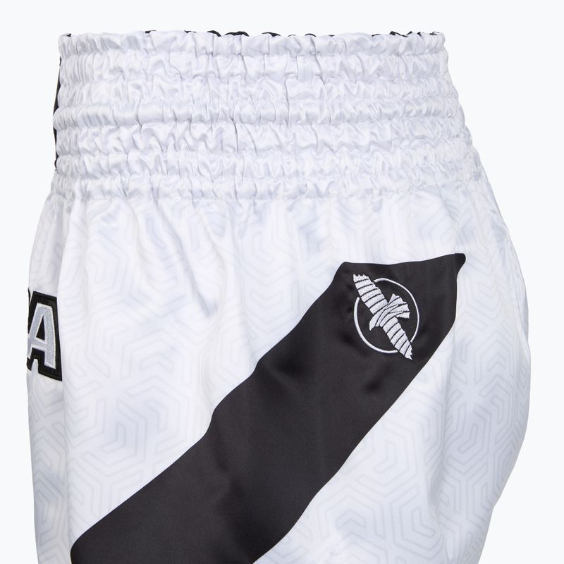 Pantaloni scurți de antrenament pentru bărbați Hayabusa Core Fight white 5