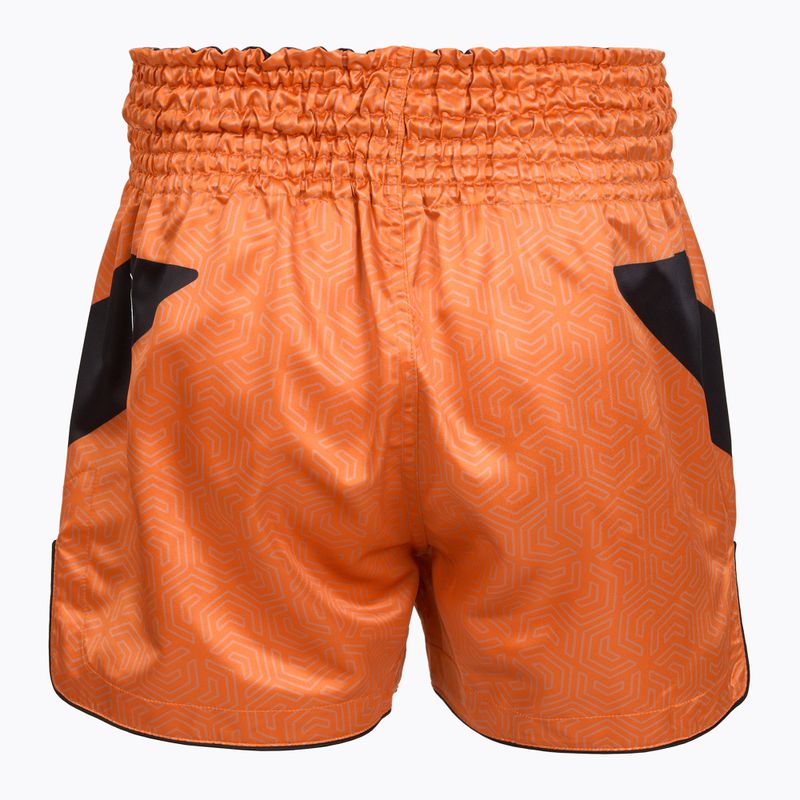 Pantaloni scurți de antrenament pentru bărbați Hayabusa Core Fight orange 2