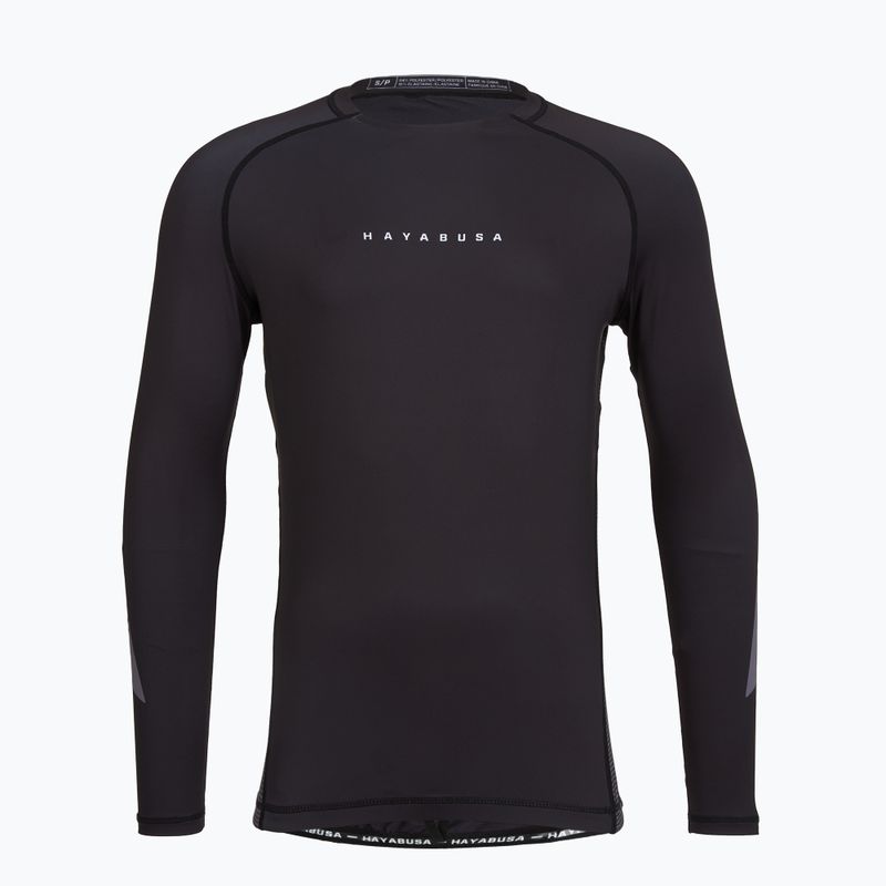 Rashguard cu mânecă lungă pentru bărbați Hayabusa Core Rash Guard black