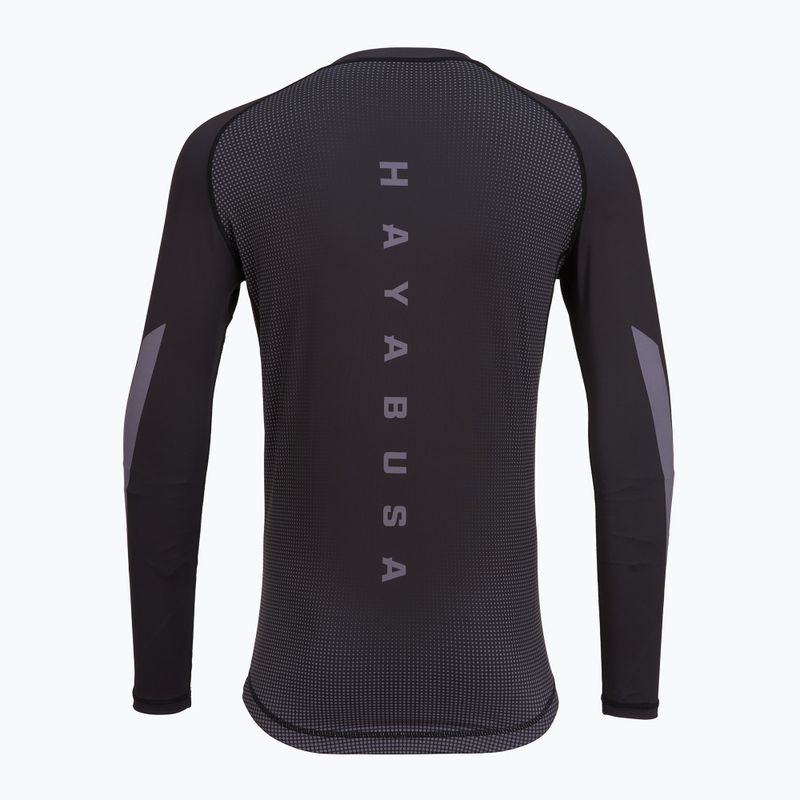 Rashguard cu mânecă lungă pentru bărbați Hayabusa Core Rash Guard black 2
