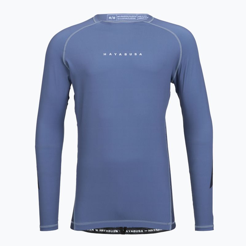 Rashguard cu mânecă lungă pentru bărbați Hayabusa Core Rash Guard blue