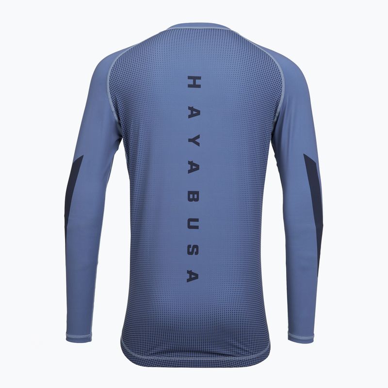 Rashguard cu mânecă lungă pentru bărbați Hayabusa Core Rash Guard blue 2