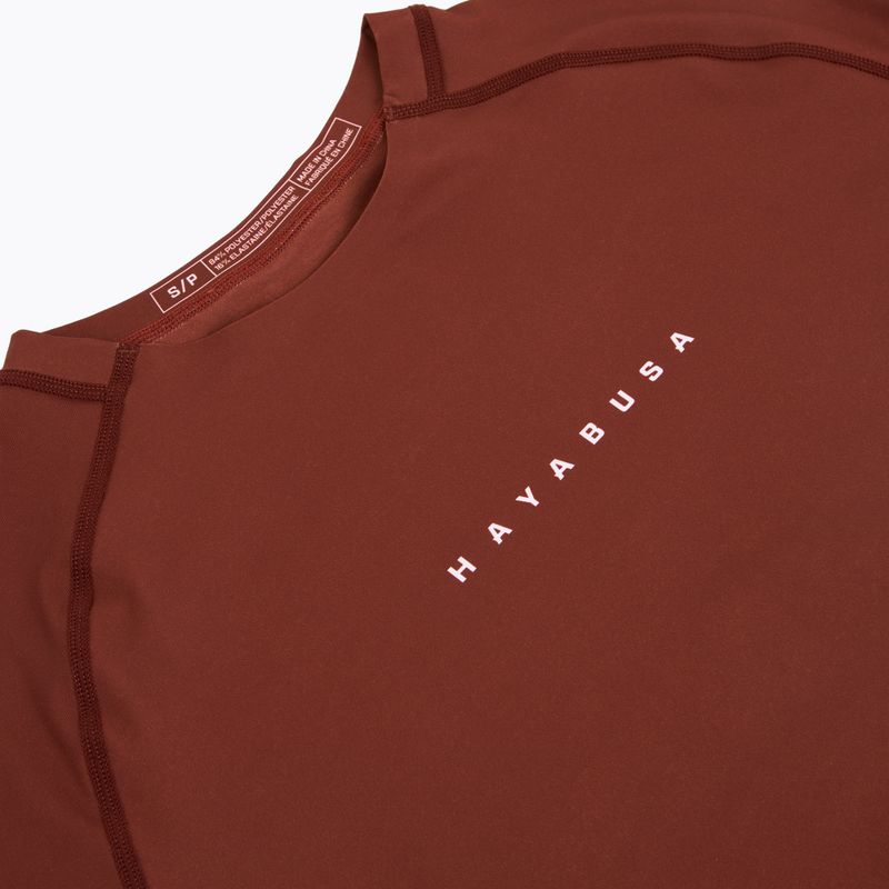 Rashguard cu mânecă lungă pentru bărbați Hayabusa Core Rash Guard red 3