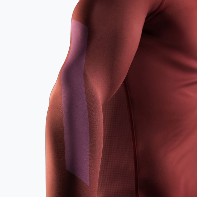 Rashguard cu mânecă lungă pentru bărbați Hayabusa Core Rash Guard red 4