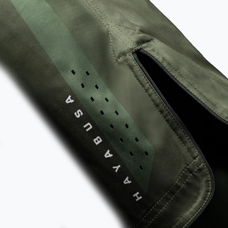 Pantaloni scurți de antrenament pentru bărbați Hayabusa Apex Fight 3/4 green 3