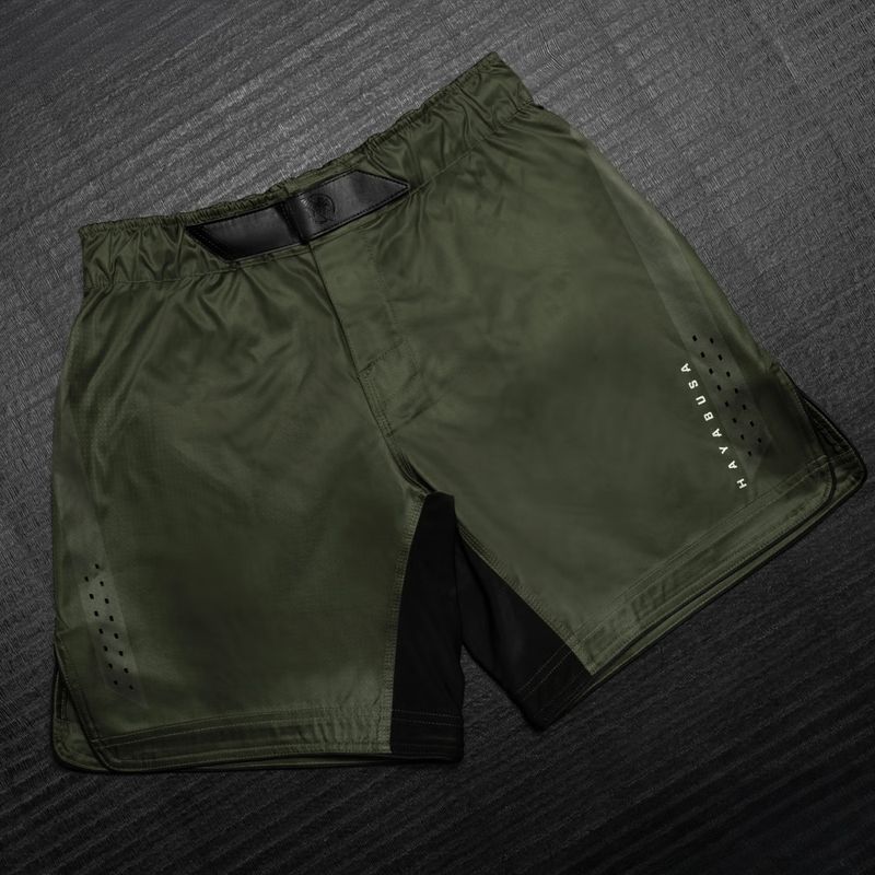 Pantaloni scurți de antrenament pentru bărbați Hayabusa Apex Fight 3/4 green 7