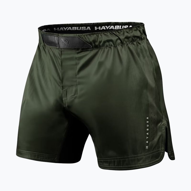 Pantaloni scurți de antrenament pentru bărbați Hayabusa Core Fight green