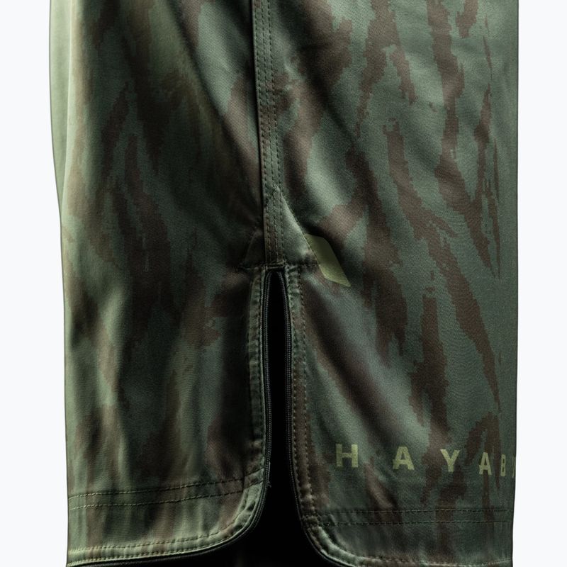 Pantaloni scurți de antrenament pentru bărbați Hayabusa Apex Fight Mid green 4