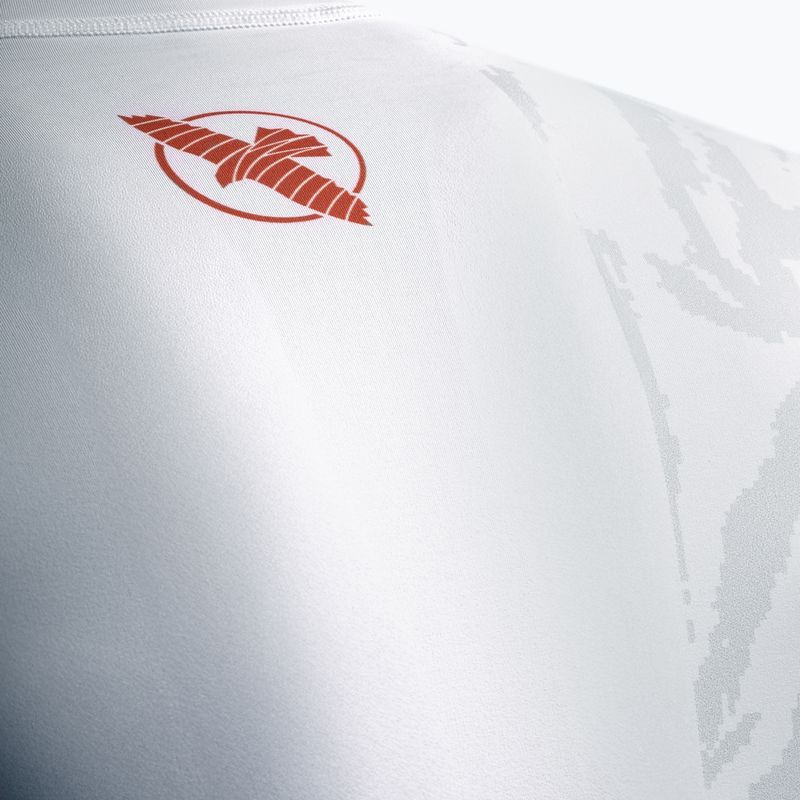 Rashguard longsleeve pentru bărbați Hayabusa Apex Rash Guard white/coral 5