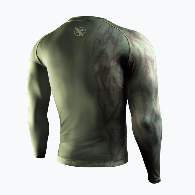 Rashguard cu mânecă lungă pentru bărbați Hayabusa Apex Rash Guard green 2