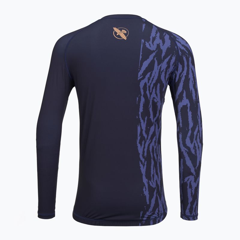 Rashguard cu mânecă lungă pentru bărbați Hayabusa Apex Rash Guard navy/orange 2