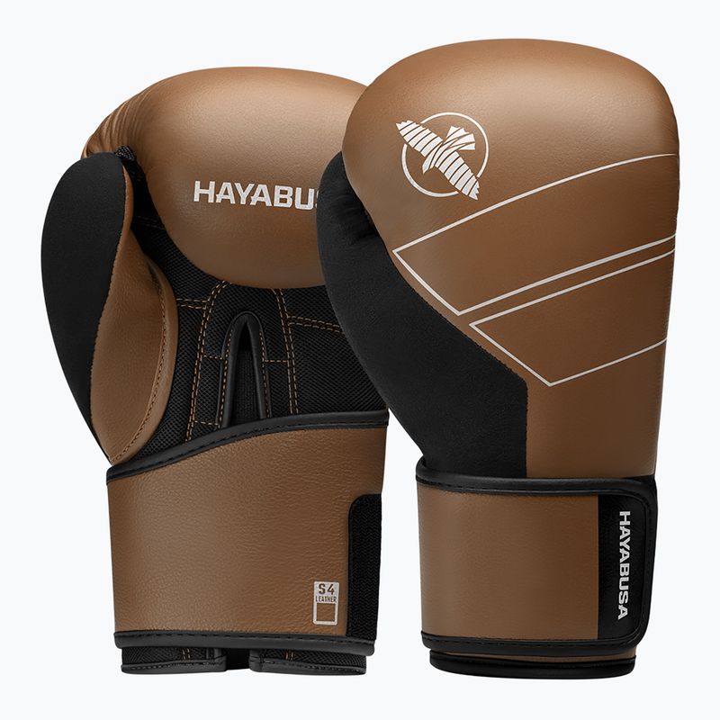 Mănuși de box Hayabusa S4 Leather golden brown