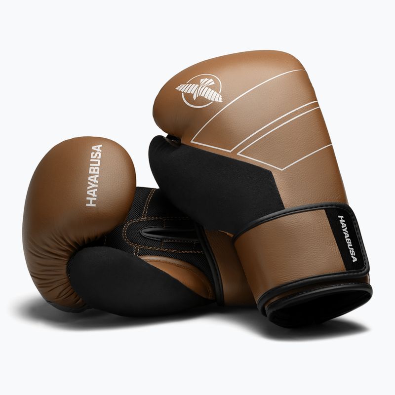Mănuși de box Hayabusa S4 Leather golden brown 2