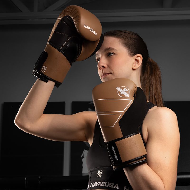 Mănuși de box Hayabusa S4 Leather golden brown 7