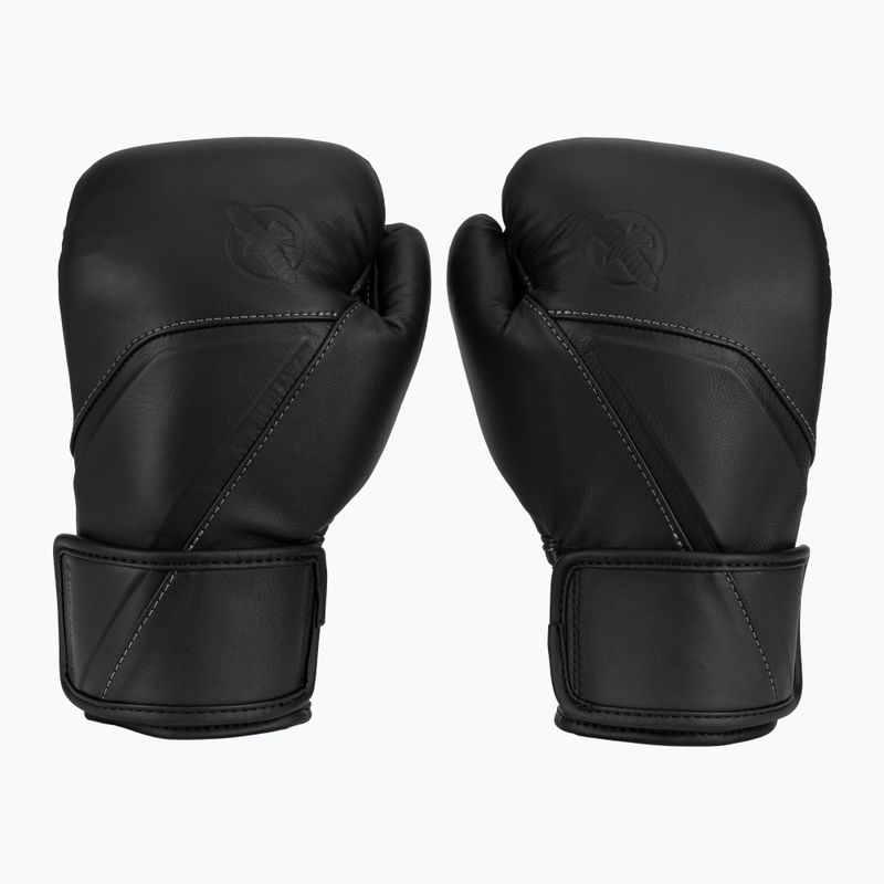 Mănuși de box Hayabusa E1 Leather black 2