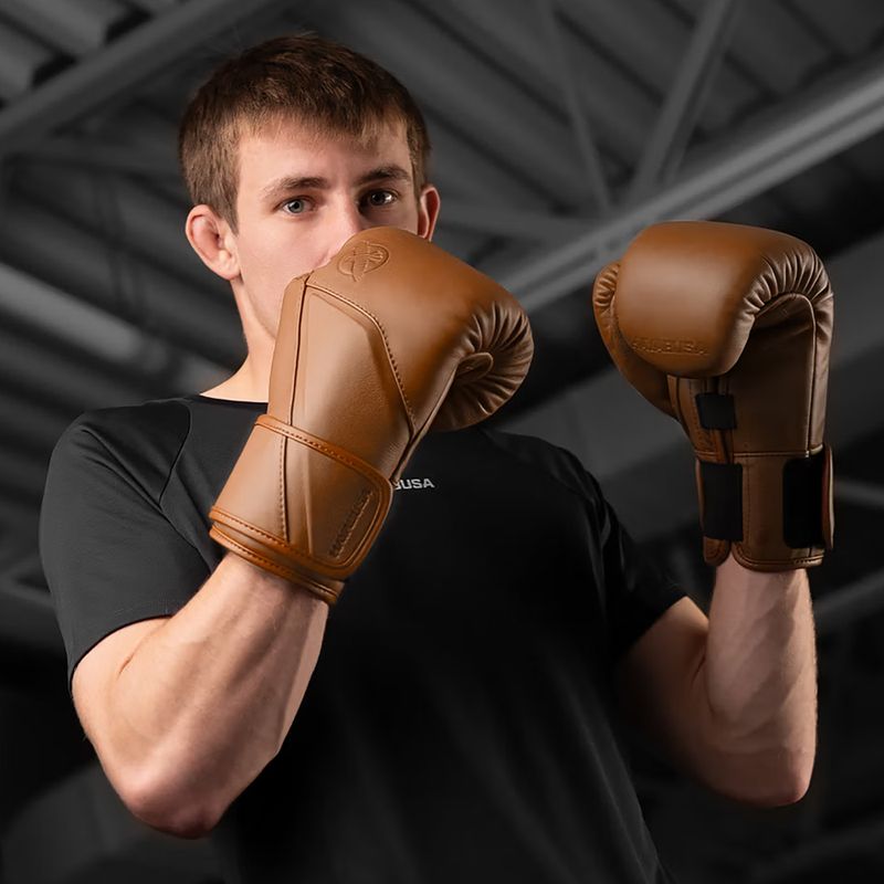 Mănuși de box Hayabusa E1 Leather brown 7