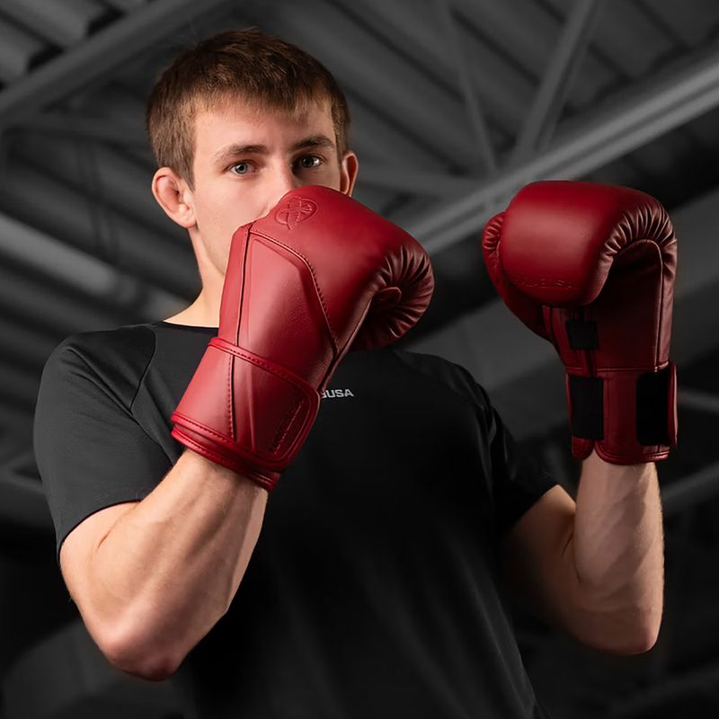 Mănuși de box Hayabusa E1 Leather red 6