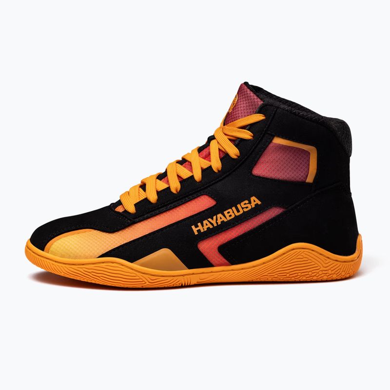 Încălțăminte de box Hayabusa Surge black/orange 2
