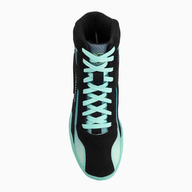 Încălțăminte de box Hayabusa Surge black/cyan 5