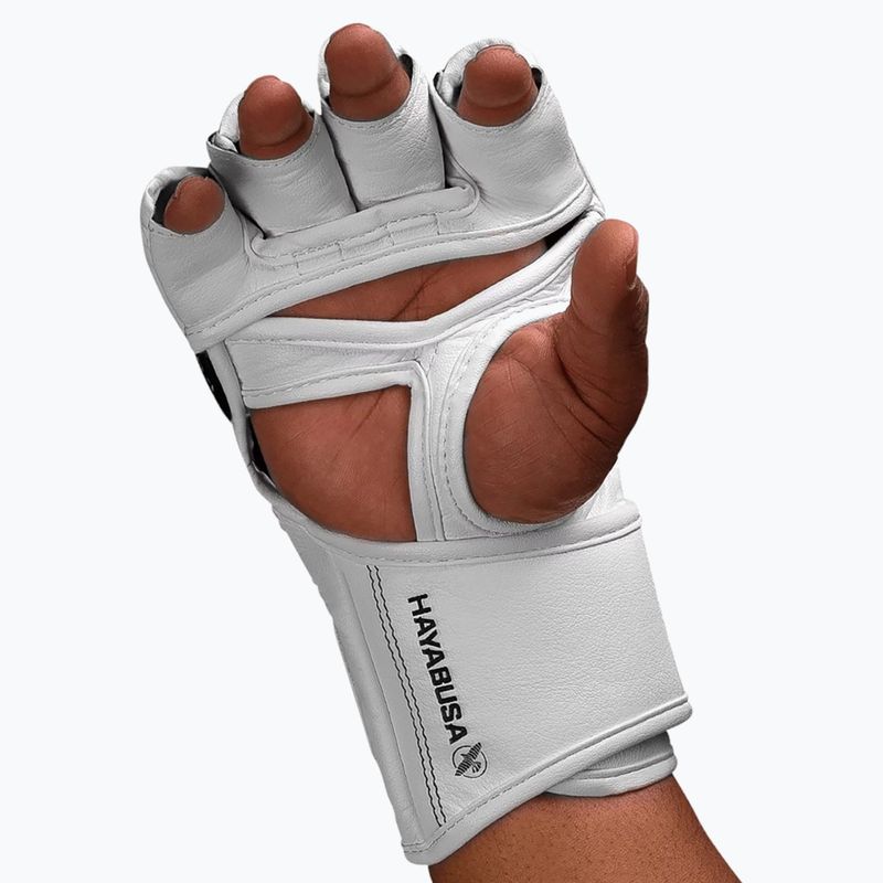 Mănuși de grappling Hayabusa T3 MMA white/black 5