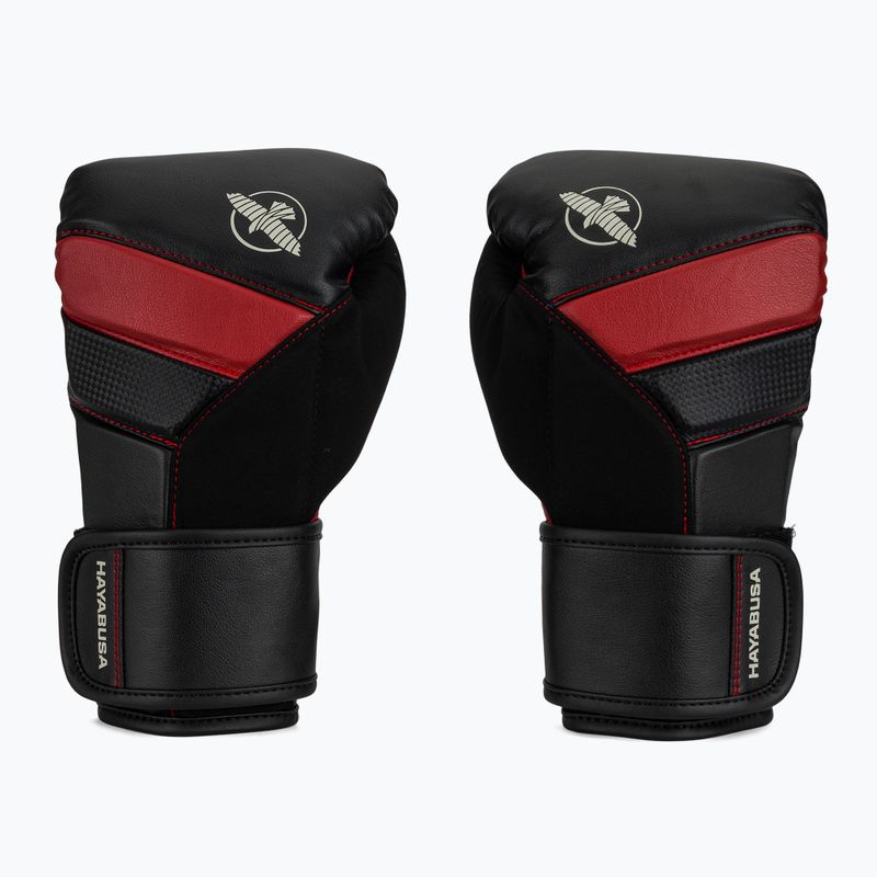 Mănuși de box Hayabusa T3 black/red 2