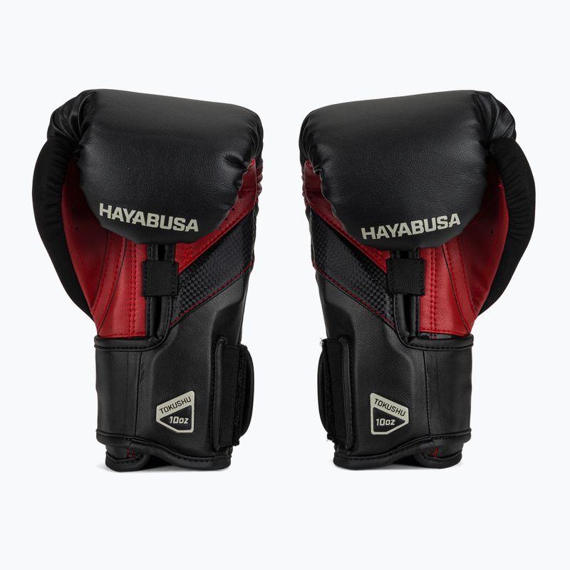 Mănuși de box Hayabusa T3 black/red 3