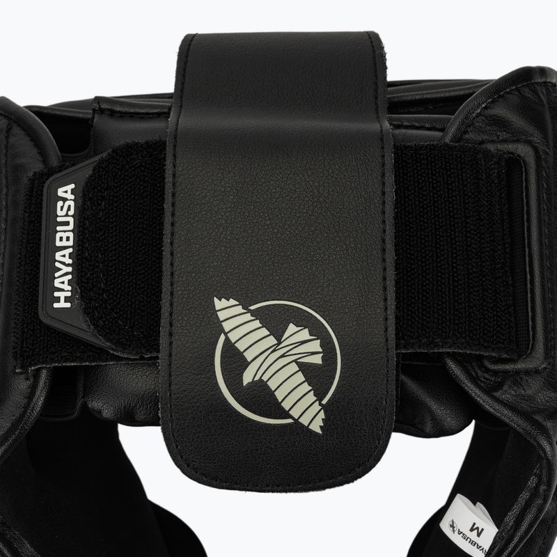 Hayabusa T3 Headgear cască de box negru / roșu 5