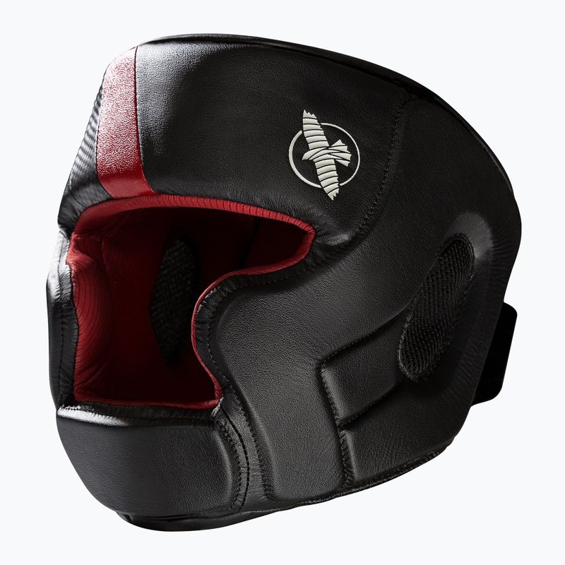 Hayabusa T3 Headgear cască de box negru / roșu 2