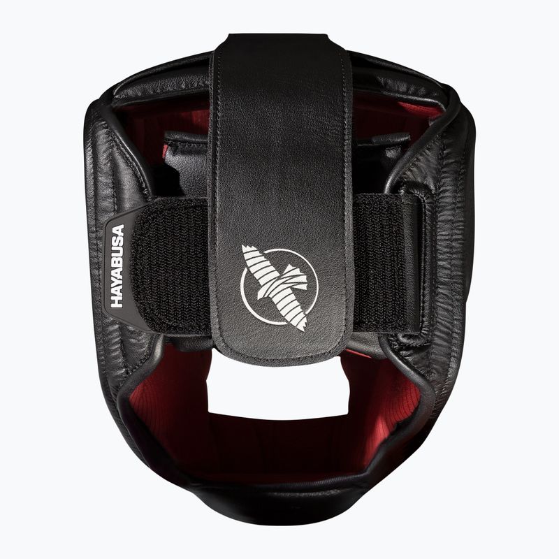 Hayabusa T3 Headgear cască de box negru / roșu 4